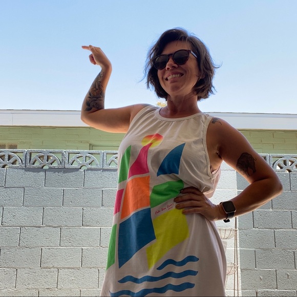90’s beach vibes cover up - Picture 1 of 6